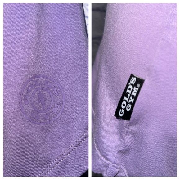 GOLD'S GYM purple tank top athletic active wear XS - Picture 3 of 11